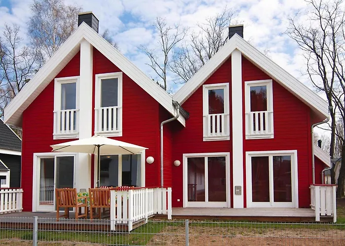 Doppelhaushaelfte Duenenrose, Feriehus Glowe